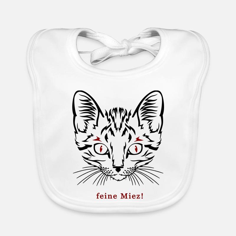 Chat, minou fin Bavoir bio Bébé