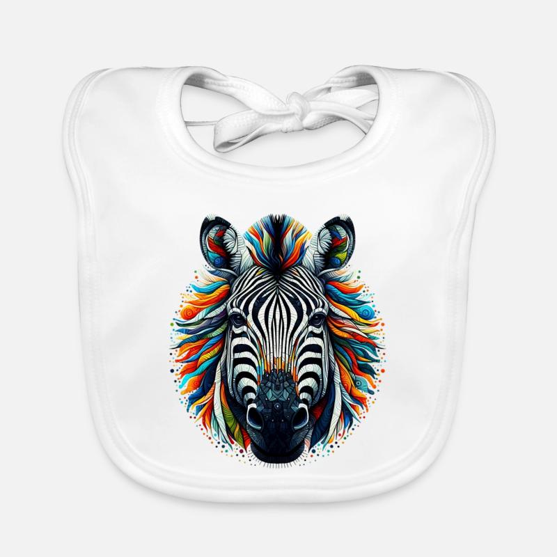 Zebra Organic Baby Bibs