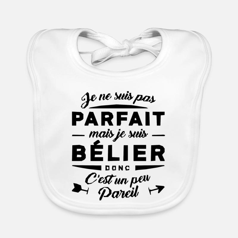 BELIER PARFAIT Bavoir bio Bébé