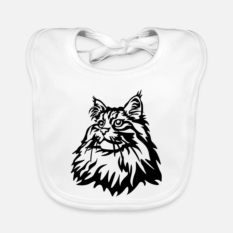 Norwegische Waldkatze Baby Bio-Lätzchen