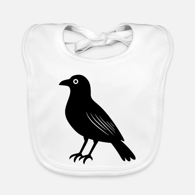Raven Organic Baby Bibs