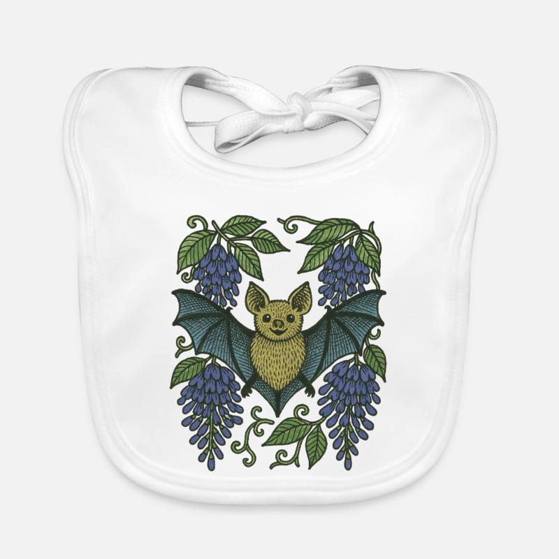 Bat Whimsy Organic Baby Bibs