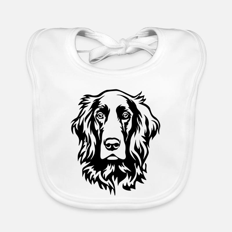Irish Setter Head Organic Baby Bibs