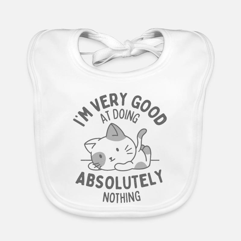 Doing Absolutely Nothing Organic Baby Bibs