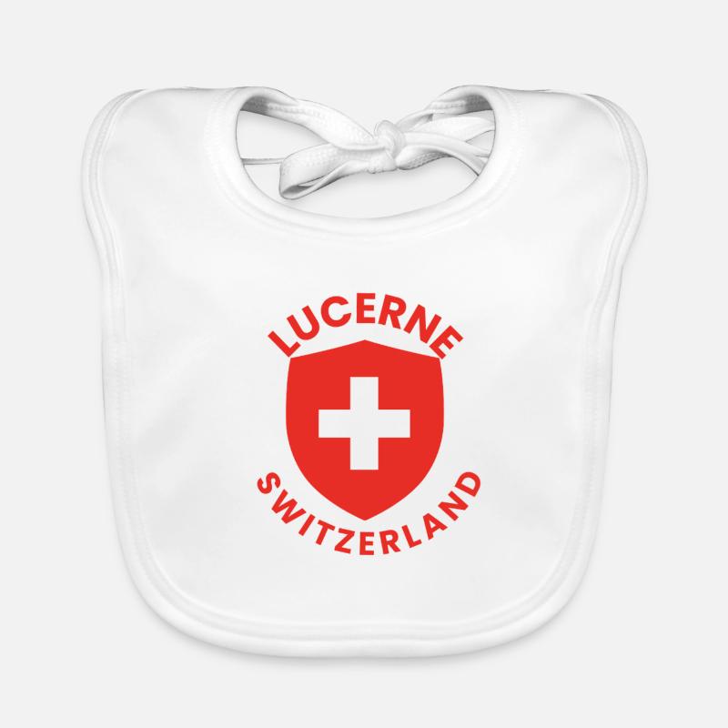 Luzerner Schilddesign Schweiz Baby Bio-Lätzchen