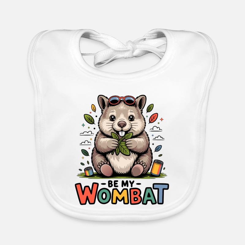 Doux amour de Wombat Bavoir bio Bébé