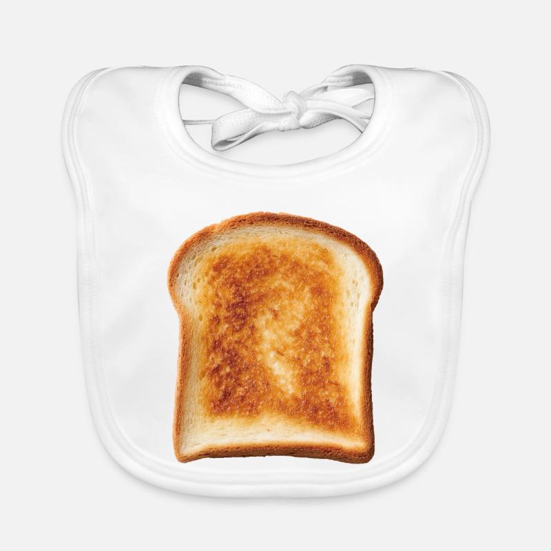 Toast bread Organic Baby Bibs