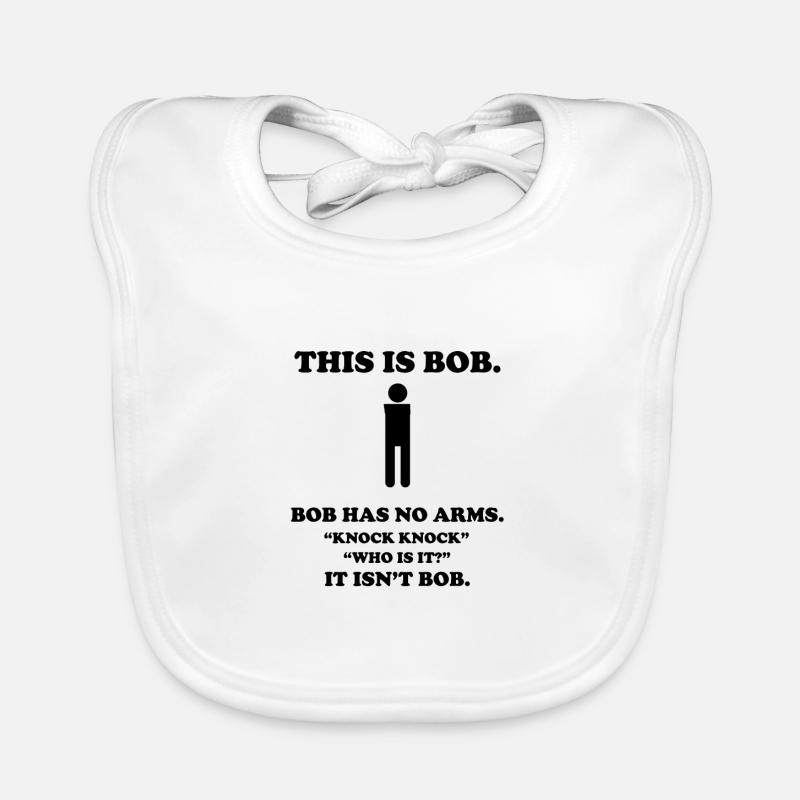 bob Funny t-shirts Organic Baby Bibs
