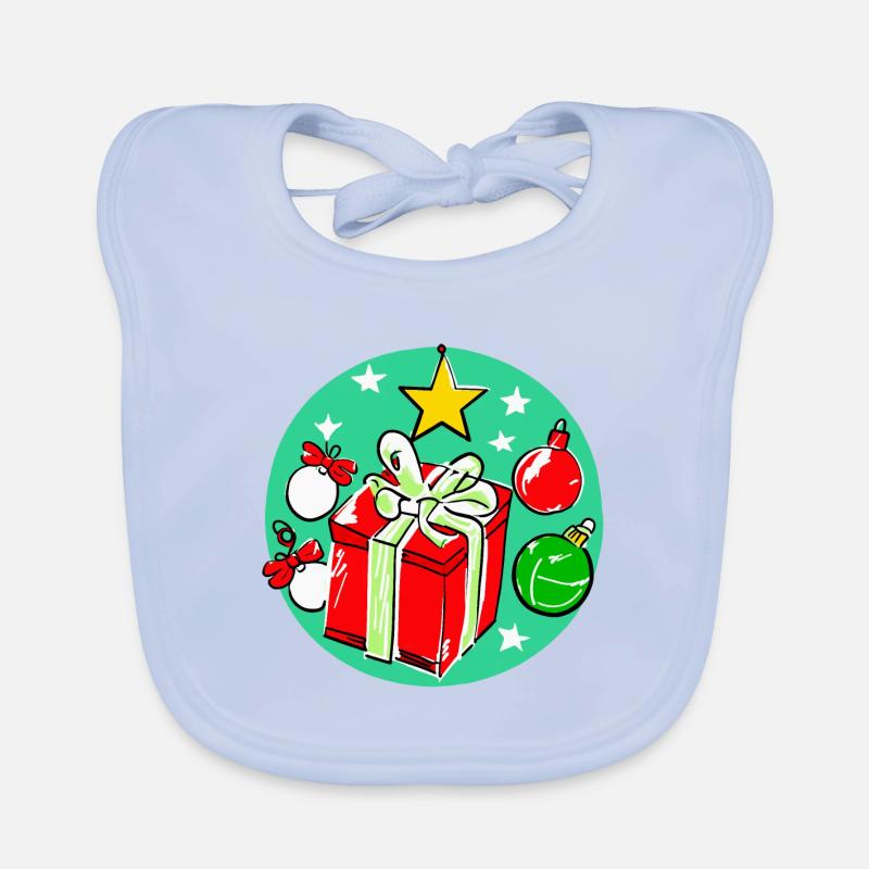 Weihnachtsgeschenkbox & Dekorationen Baby Bio-Lätzchen