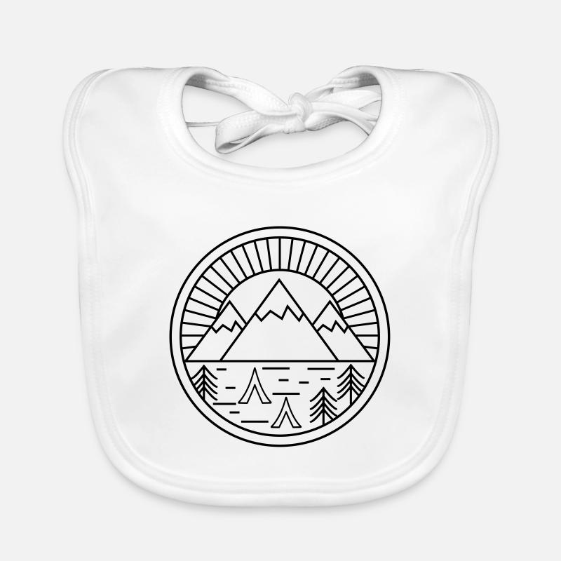 camping Organic Baby Bibs