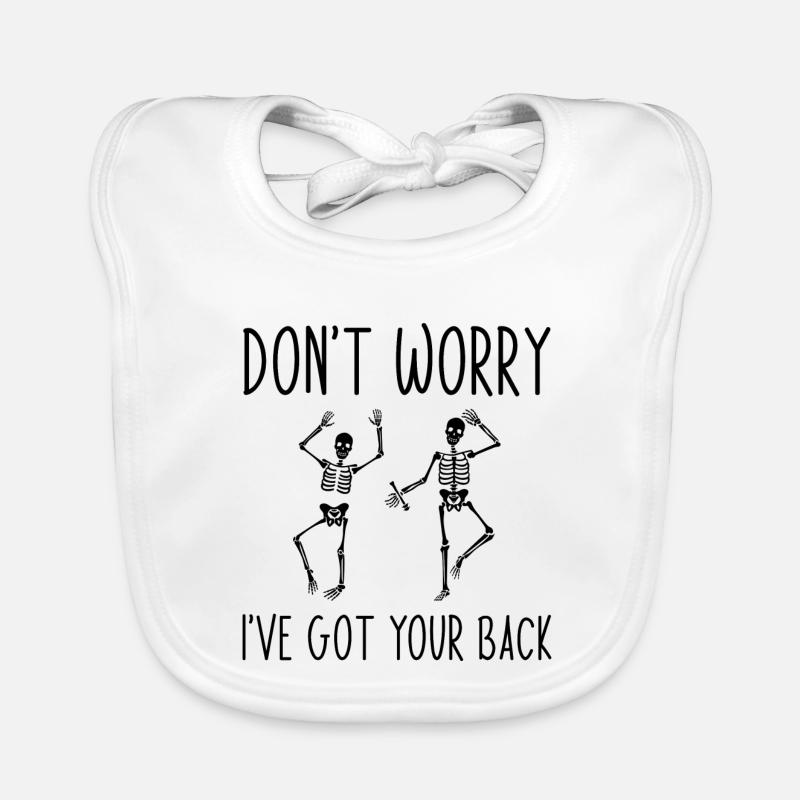 Don't Worry I've Got Your Back Baby Bio-Lätzchen