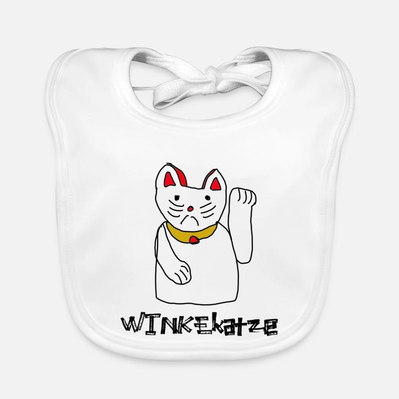 conception de bonheur de chat inviter Bavoir bio Bébé
