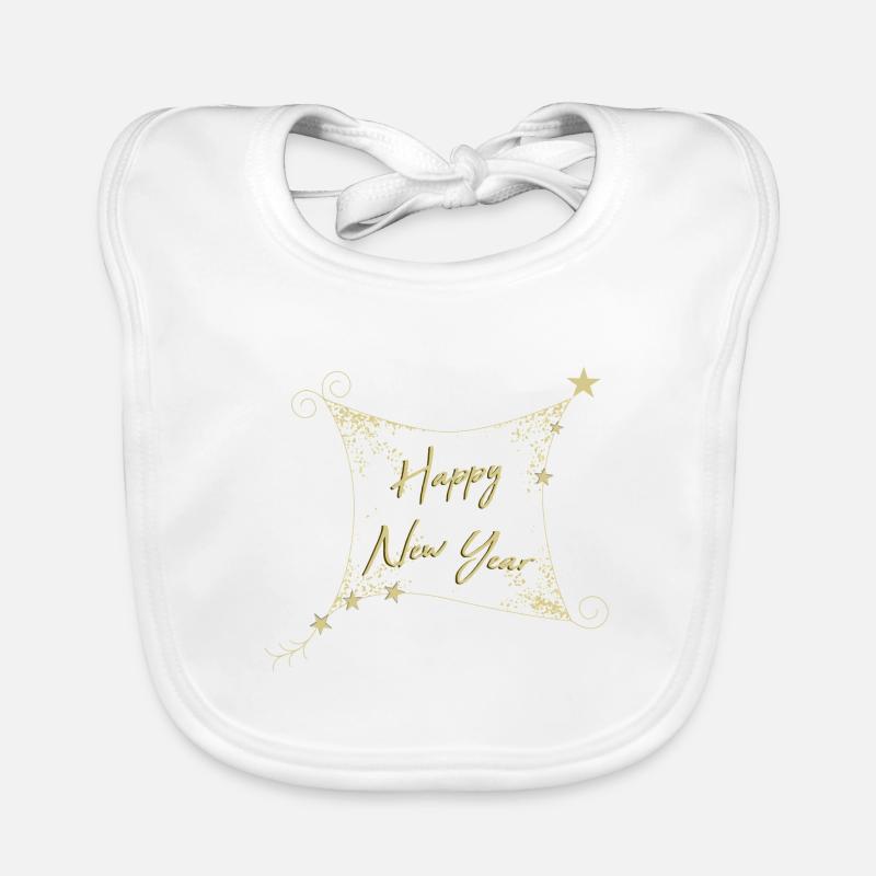 BONNE ANNÉE Bavoir bio Bébé