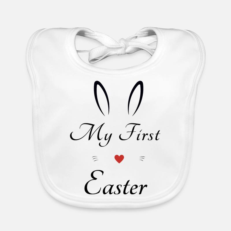 My First Easter Organic Baby Bibs