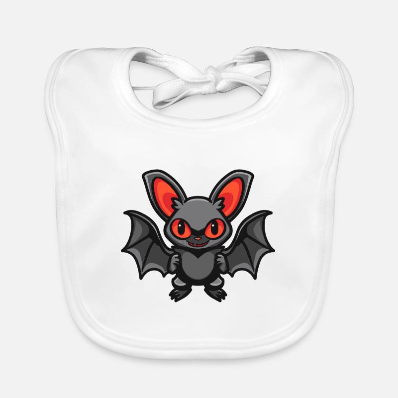 Fledermaus Comic Baby Bio-Lätzchen