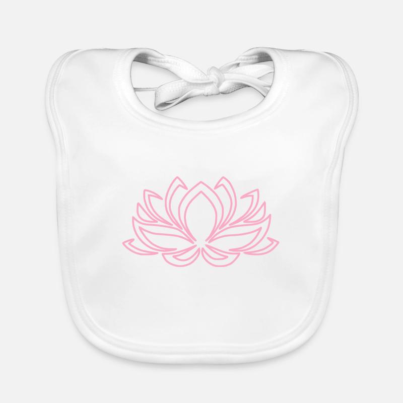 Fleur de lotus Bavoir bio Bébé