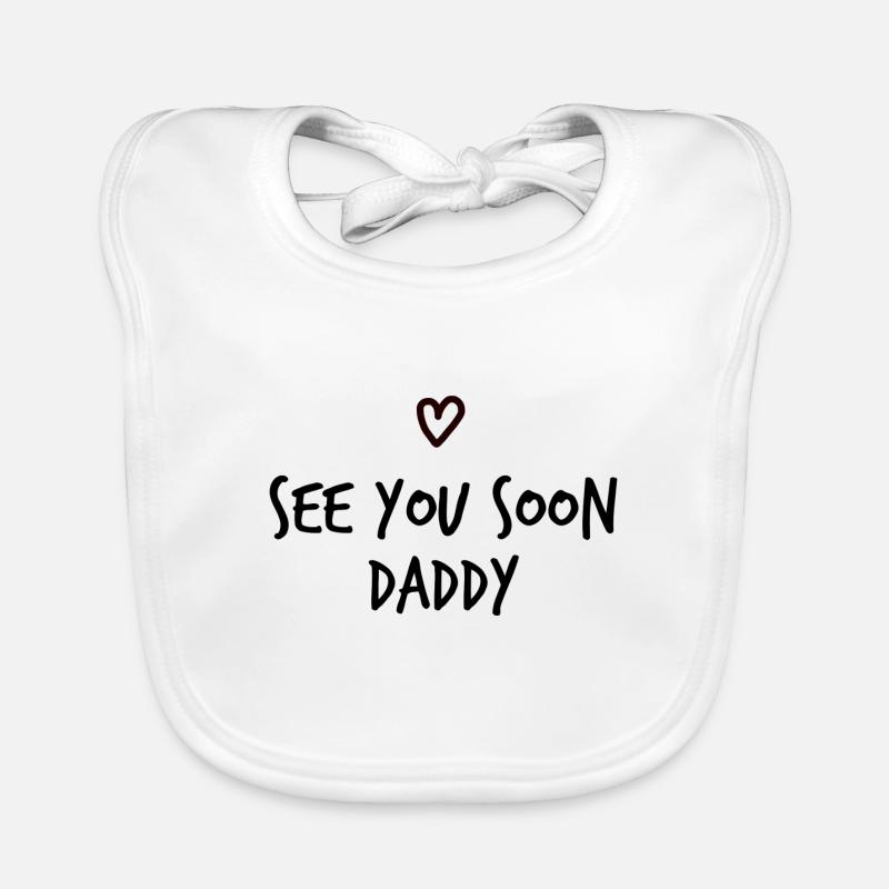 A bientôt papa Bavoir bio Bébé
