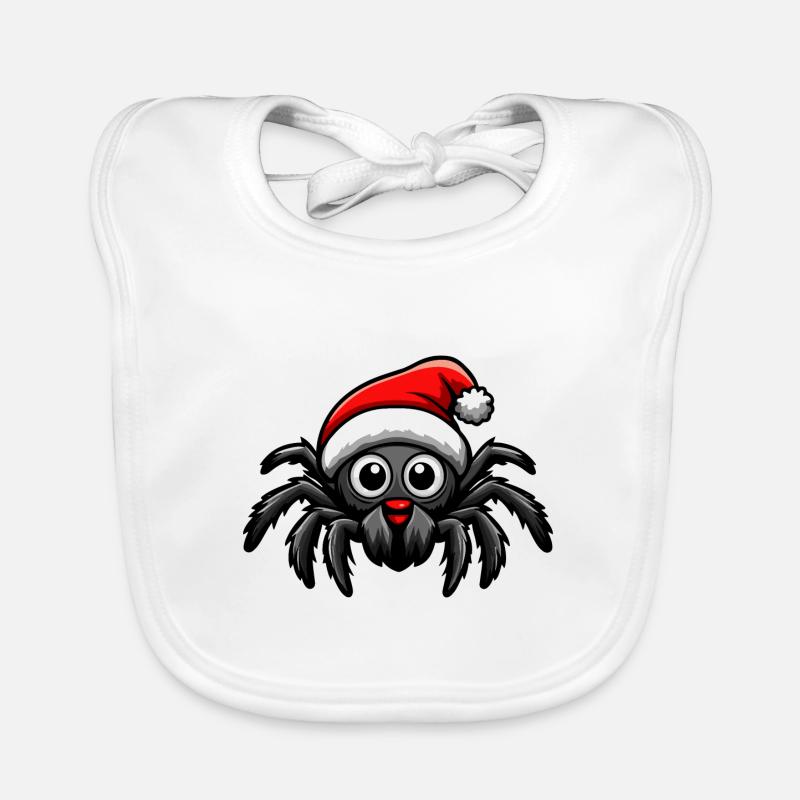 Tarentule Noël Bavoir bio Bébé