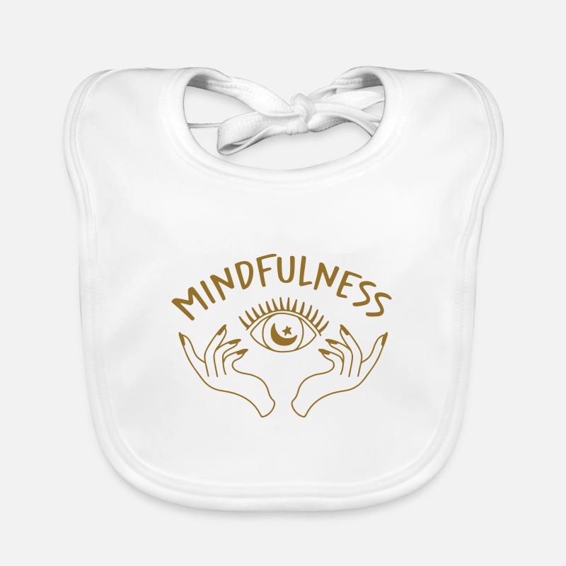 Méditation pleine conscience Bavoir bio Bébé