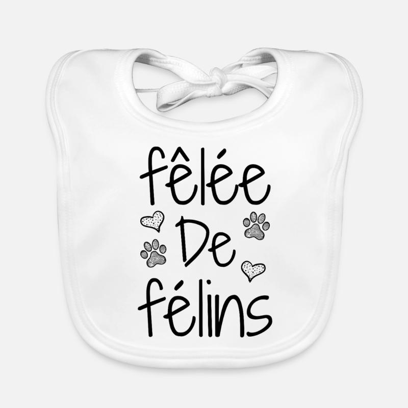 CRACKED WITH FELINES! (chat) - Puns - Francois Organic Baby Bibs