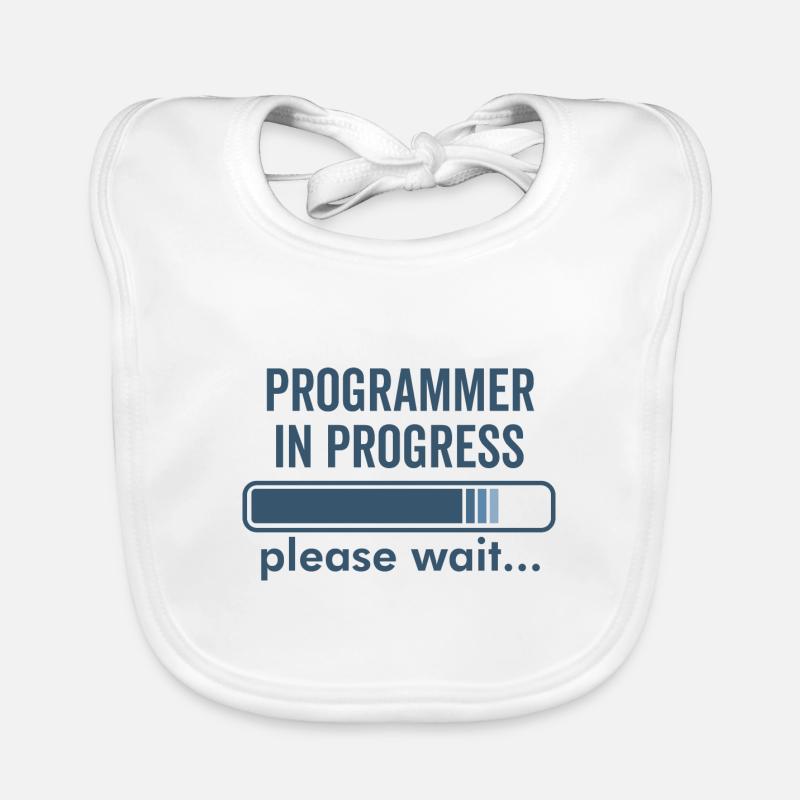 Programmers in the making Organic Baby Bibs