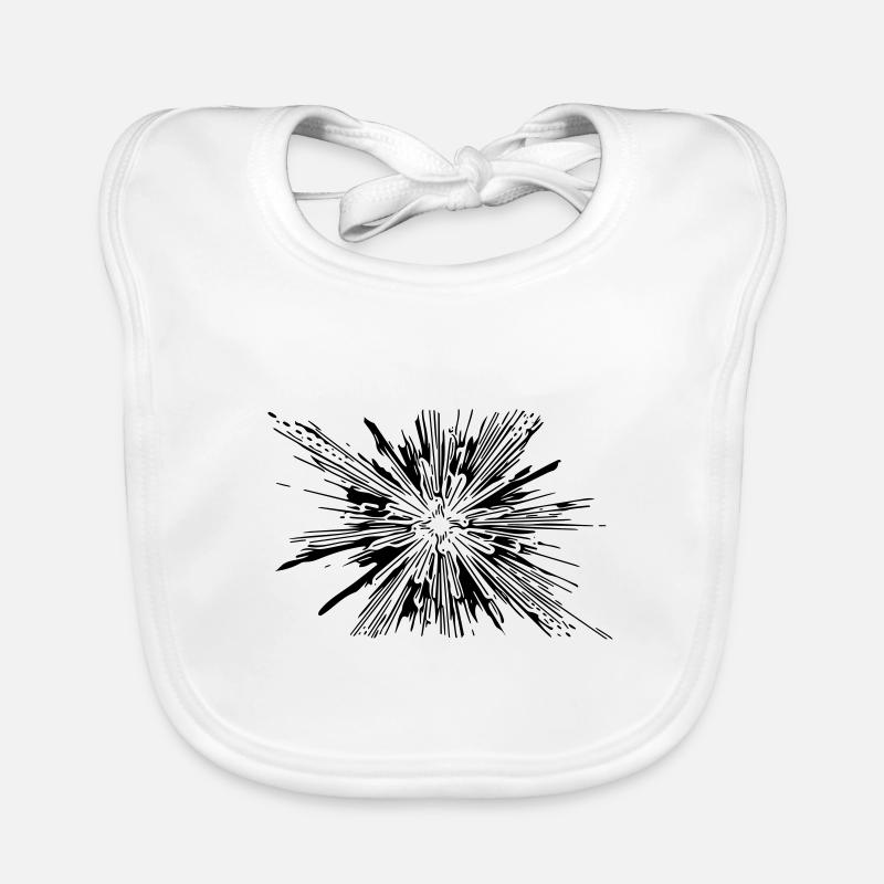 Vector Splash Explosion Bavoir bio Bébé