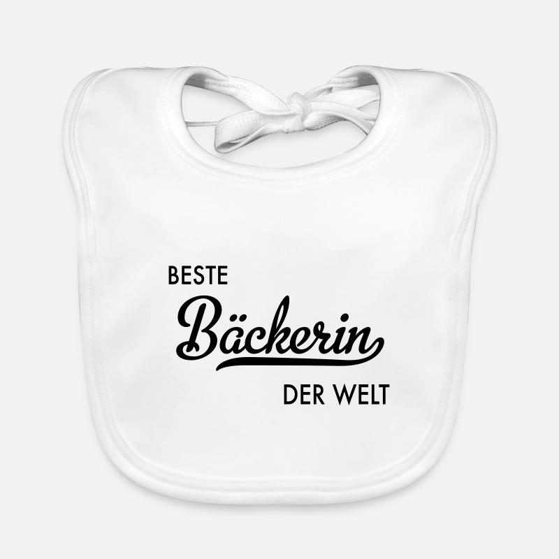 Beste Bäckerin der Welt Baby Bio-Lätzchen