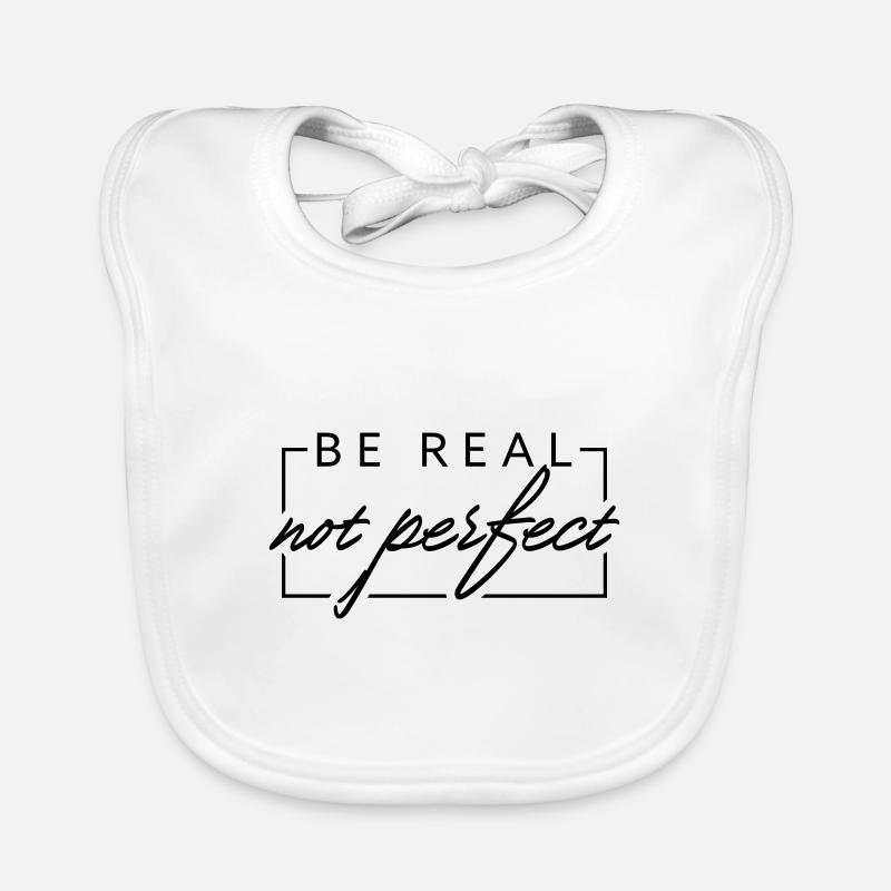 BE REAL not perfect Organic Baby Bibs