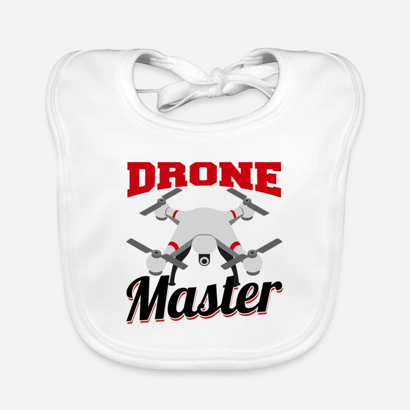 Drone Master | Drone Pilot Baby Bio-Lätzchen