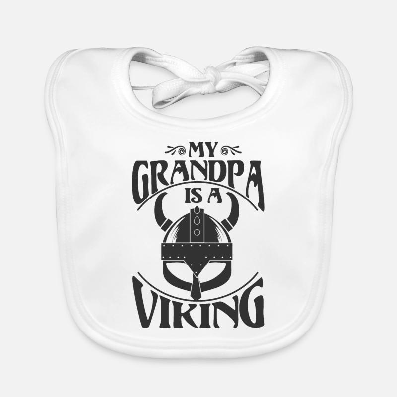 Nonno Viking Bavaglino ecologico per neonato