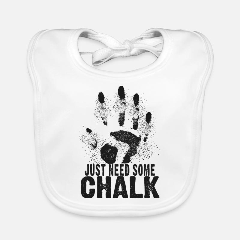 Chalk Bouldering Organic Baby Bibs