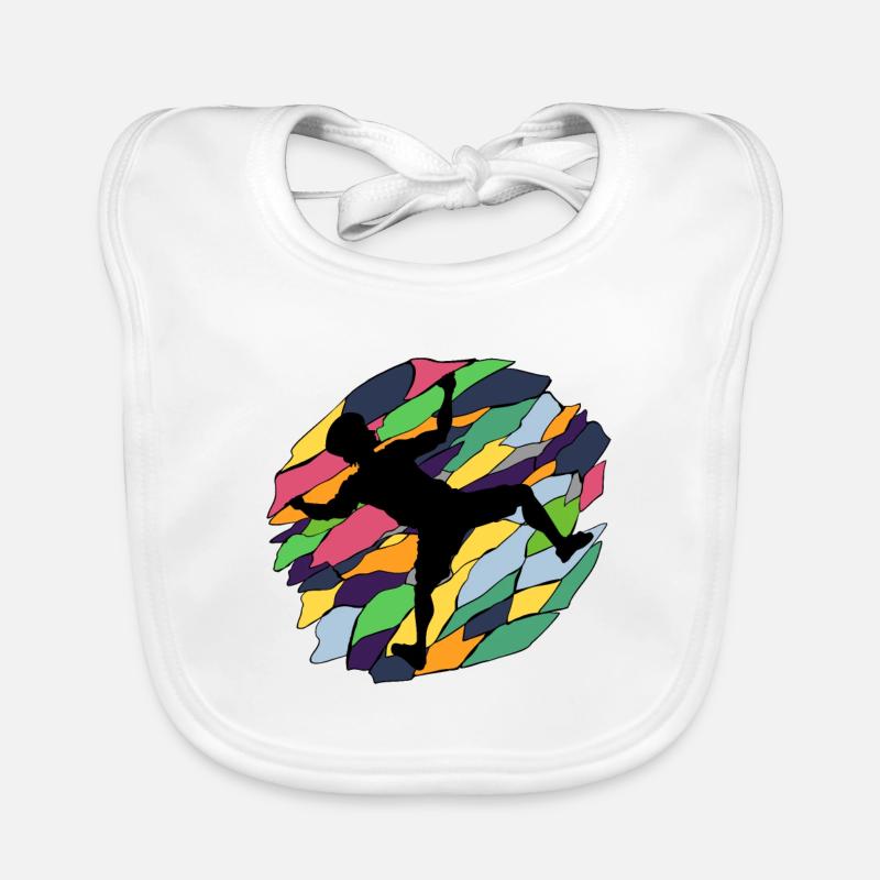 Bouldering Organic Baby Bibs