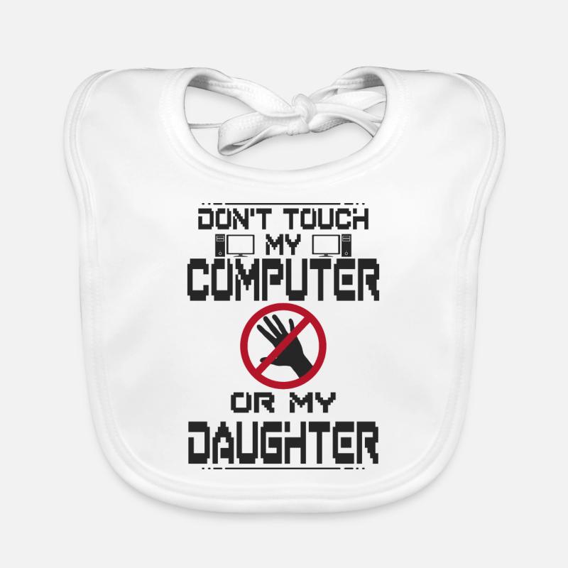 Computer Daughter Organic Baby Bibs