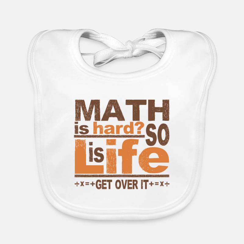 Math Get Over It Bavoir bio Bébé