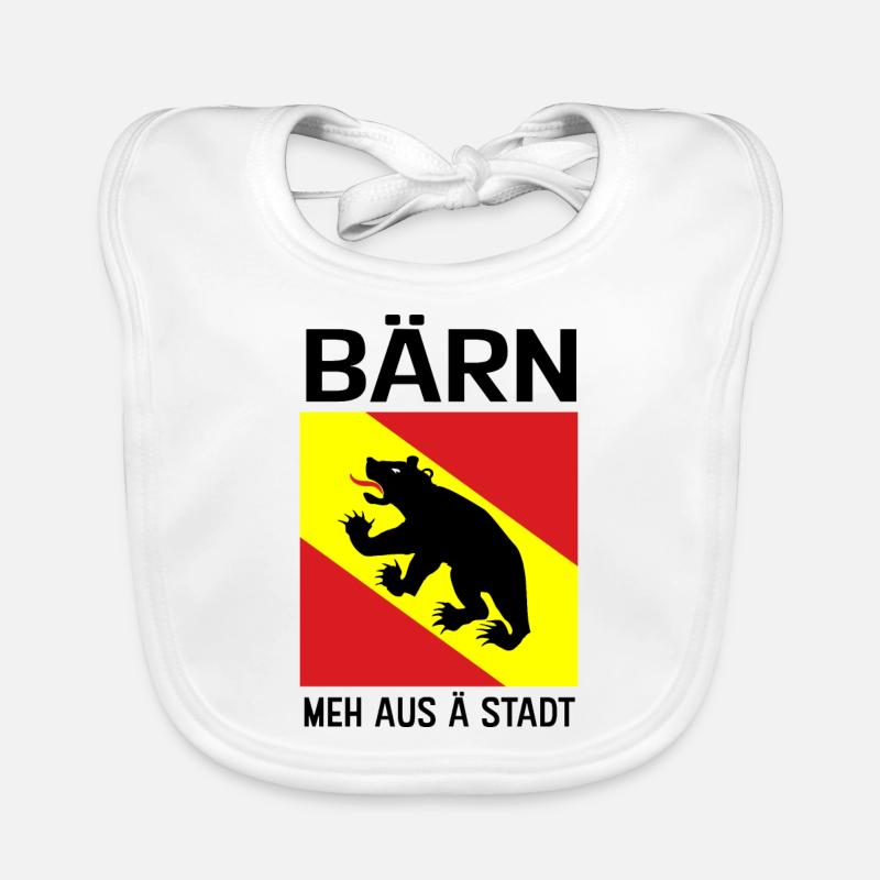 Bern - Baby Bio-Lätzchen - Weiß