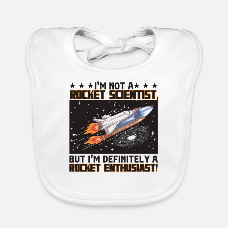 Rocket scientist Organic Baby Bibs