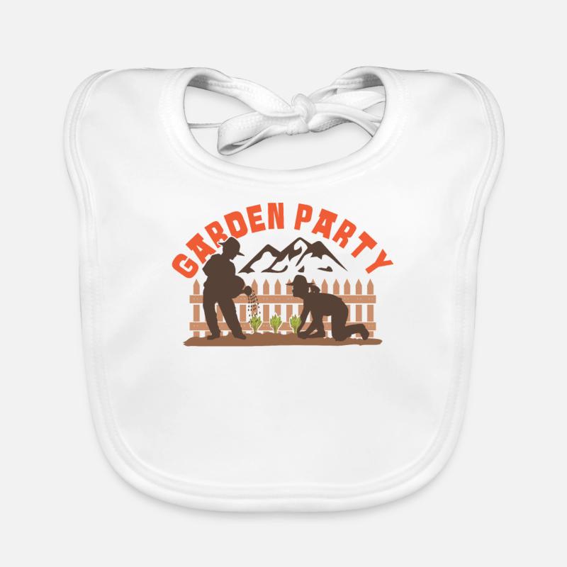 Gartenparty Baby Bio-Lätzchen