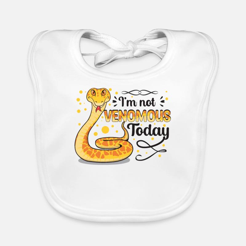 Ich bin heute nicht giftig Baby Bio-Lätzchen