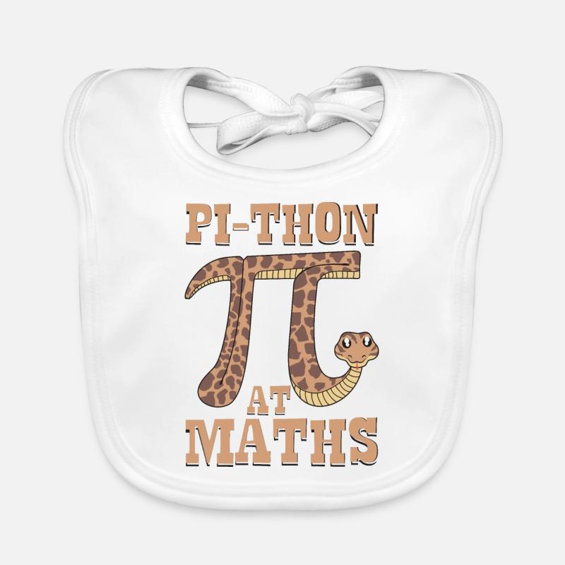 Pi-thon en maths Bavoir bio Bébé