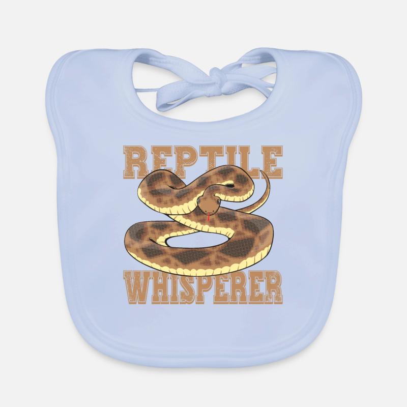 Reptile Whisperer Organic Baby Bibs