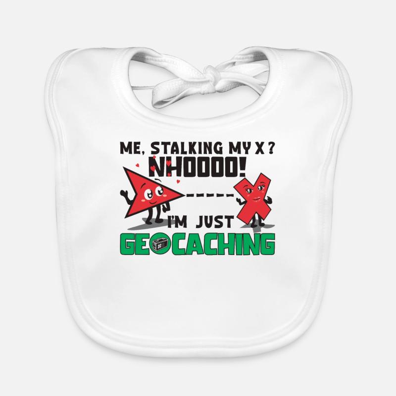moi, traquant mon x ? Nhooo ! Je ne fais que du géocaching Bavoir bio Bébé