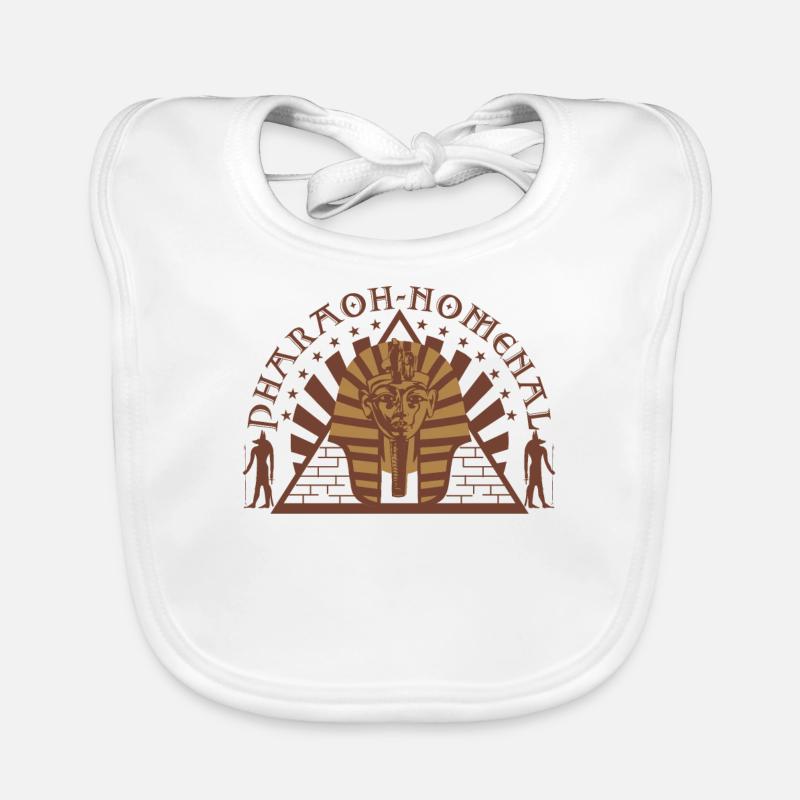 Pharaoh-nomenal Organic Baby Bibs
