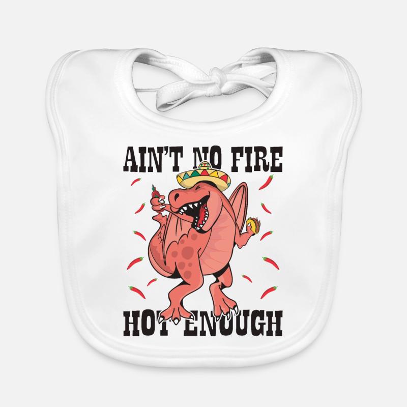 Il n’y a pas de feu assez chaud Bavoir bio Bébé