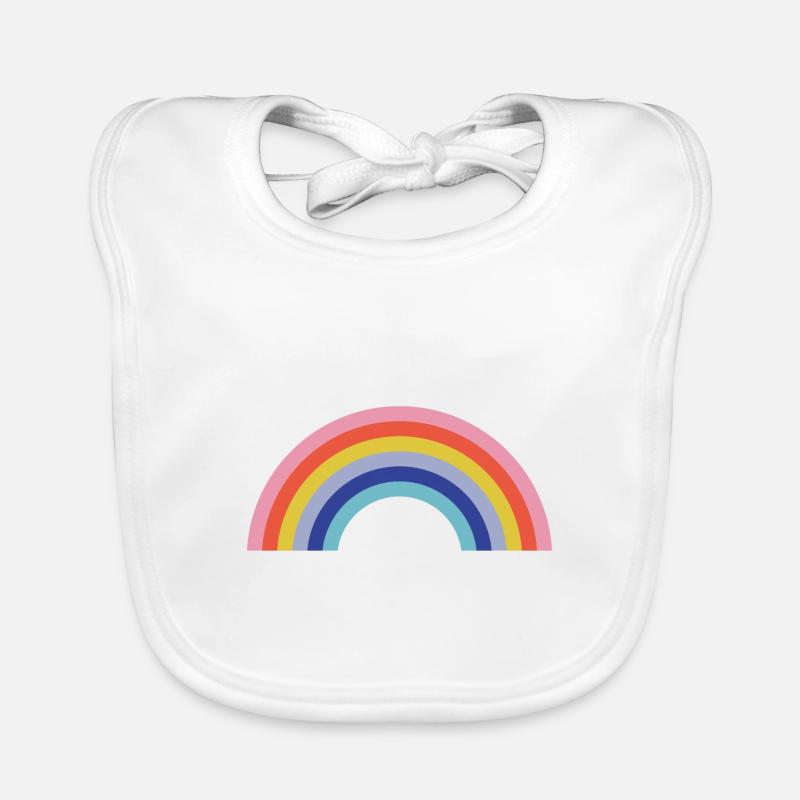 Regenbogen Baby Bio-Lätzchen
