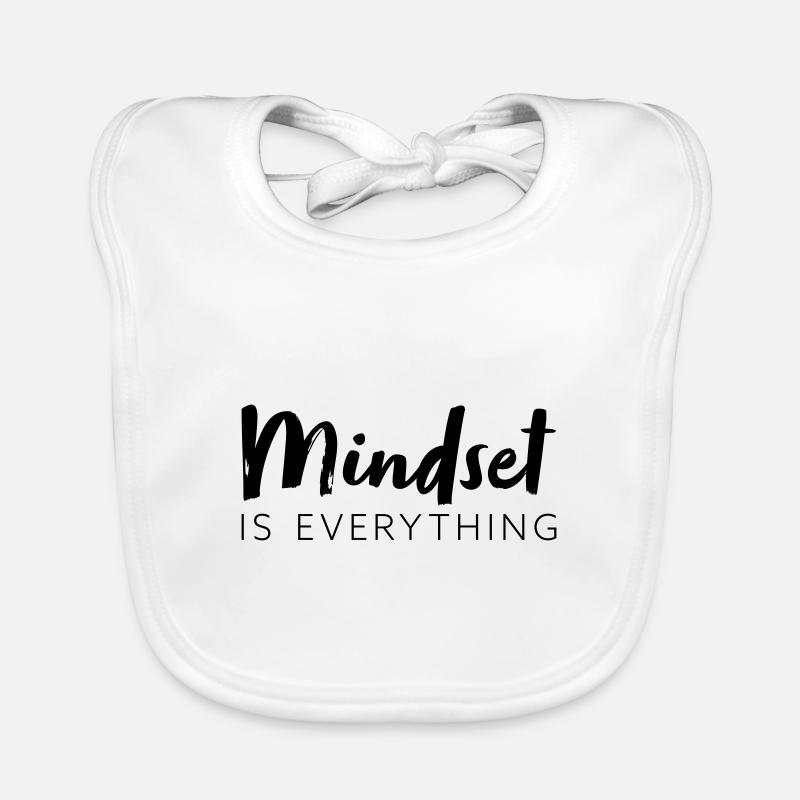 Mindset is everything Baby Bio-Lätzchen
