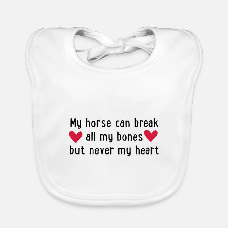 Pferd Baby Bio-Lätzchen