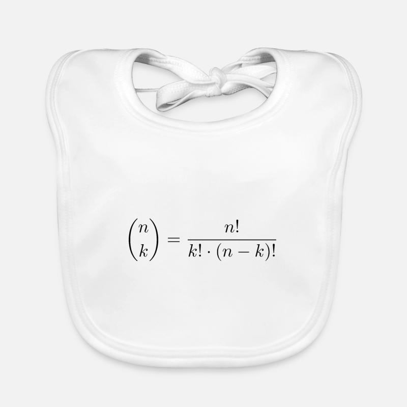 binomial coefficient Organic Baby Bibs