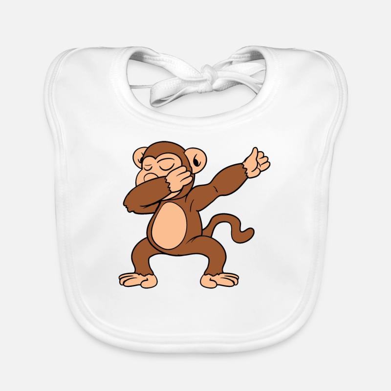 Dabbing Dab singe dansant Bavoir bio Bébé