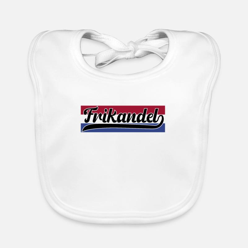 Frikandel avec drapeau holland Bavoir bio Bébé