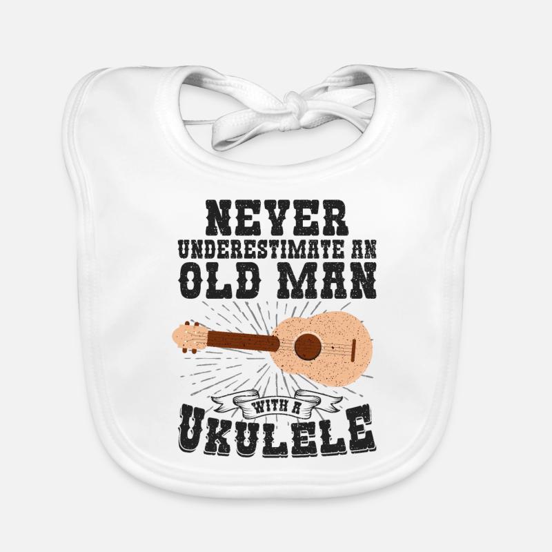 Ukulele Baby Bio-Lätzchen